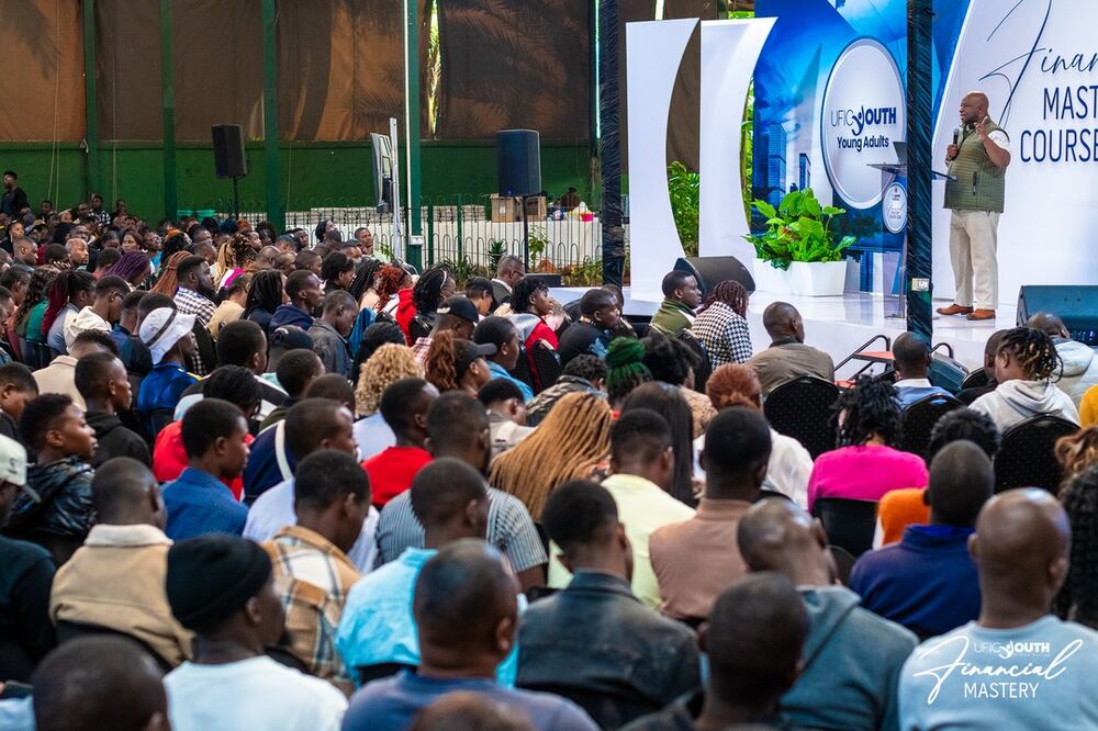 Speaker teaching at a UFIC Youth event